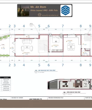 Mr. Ah Rom : Khóa Layout VBO - Kiến Trúc